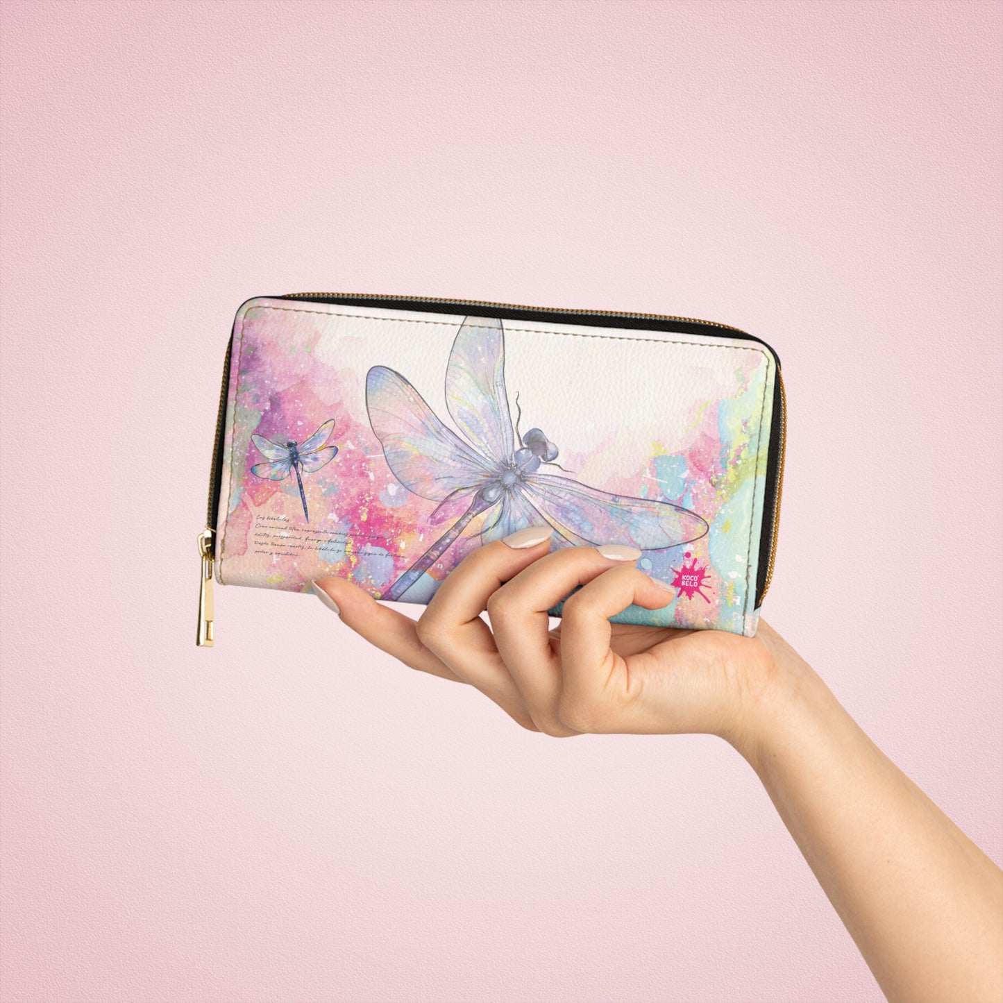 Cartera con Cierre Libelulas