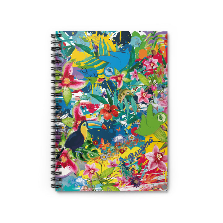 Tropical Spiral Notebook Selva - Gift for Writers, Students, and Artists