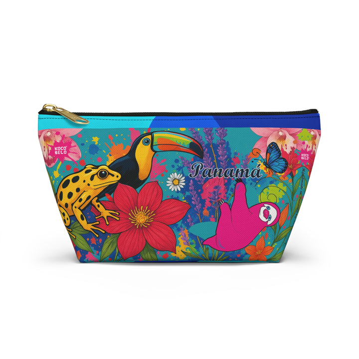 Vibrant SELVA Accessory Pouch — T‑Bottom Cosmetic Bag