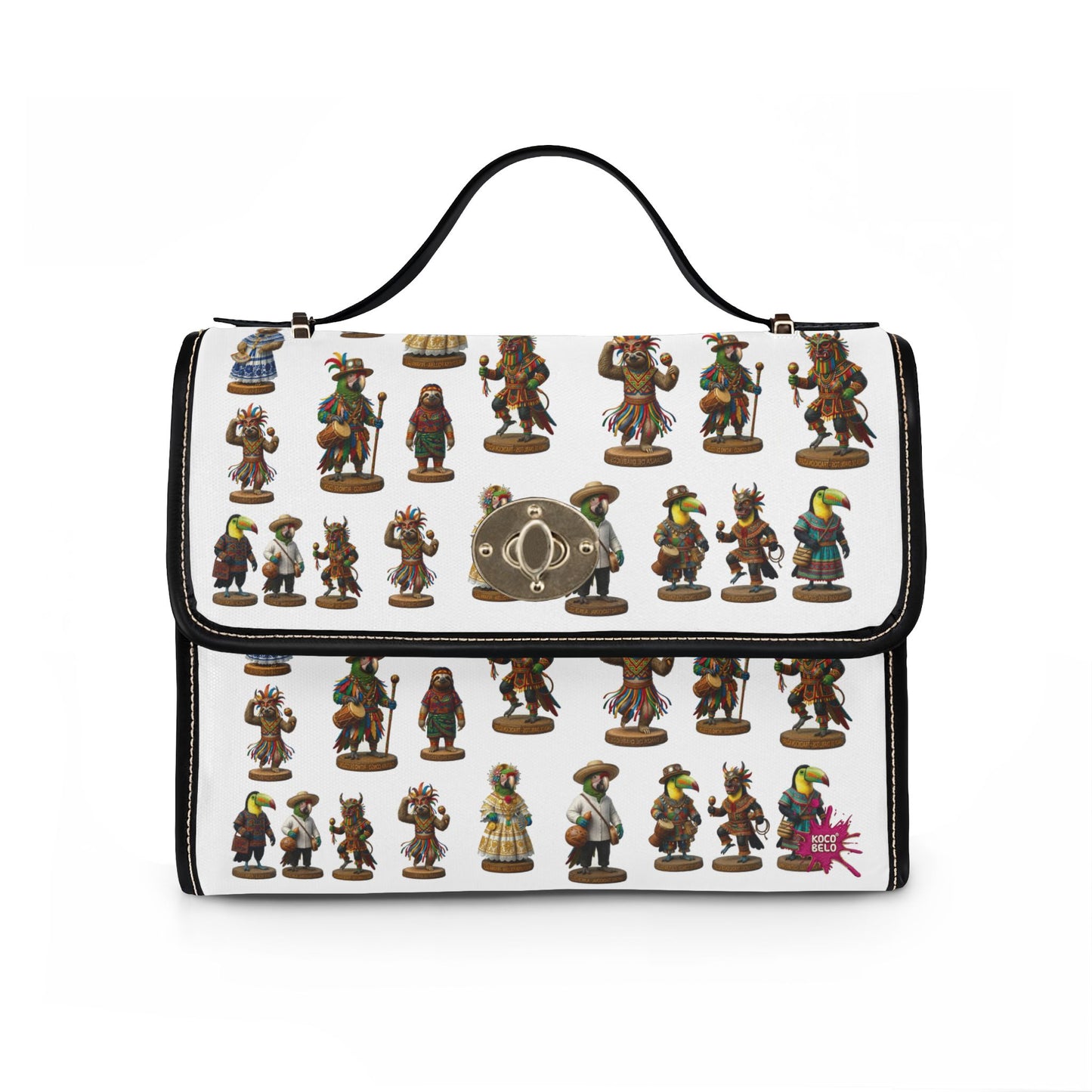 ¡Waterproof Canvas Bag PETS white