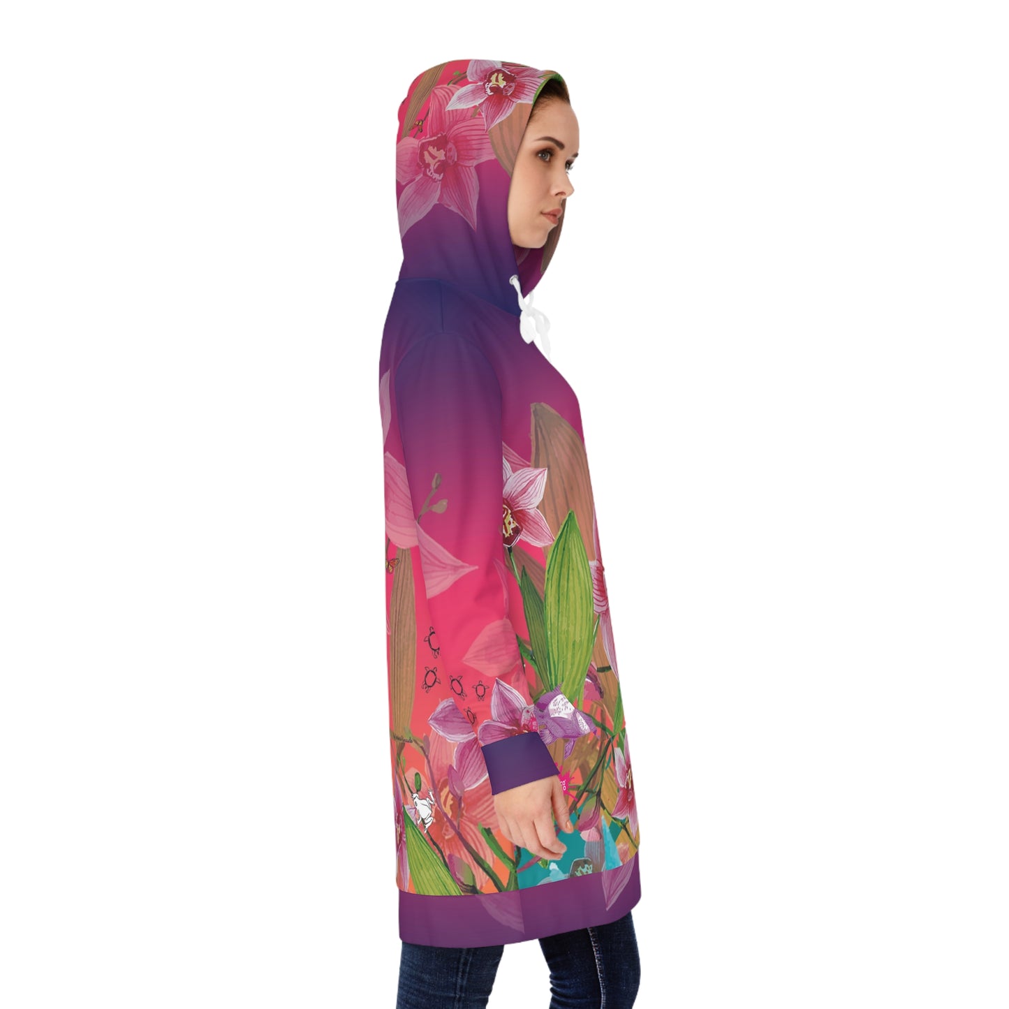 Vestido Sudadera Orquídeas