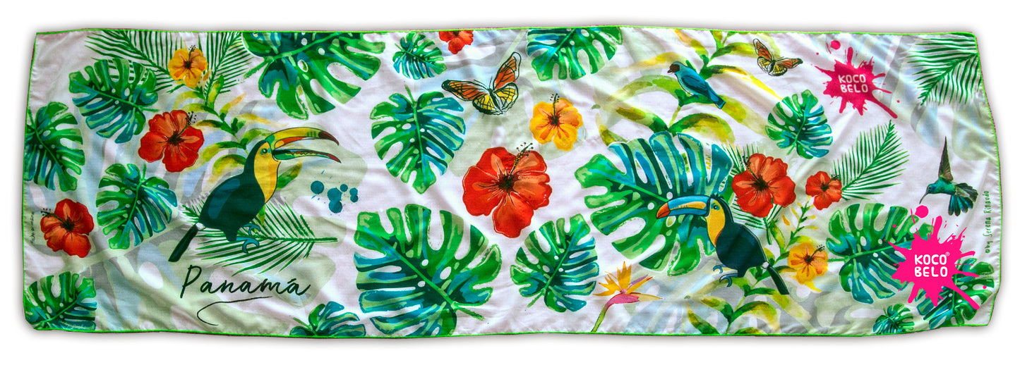 PASHMINA TROPICALE 140 cm x 45 cm