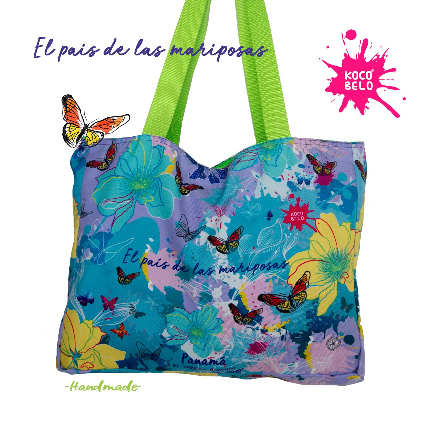 BOLSO PLAYERO MARIPOSAS