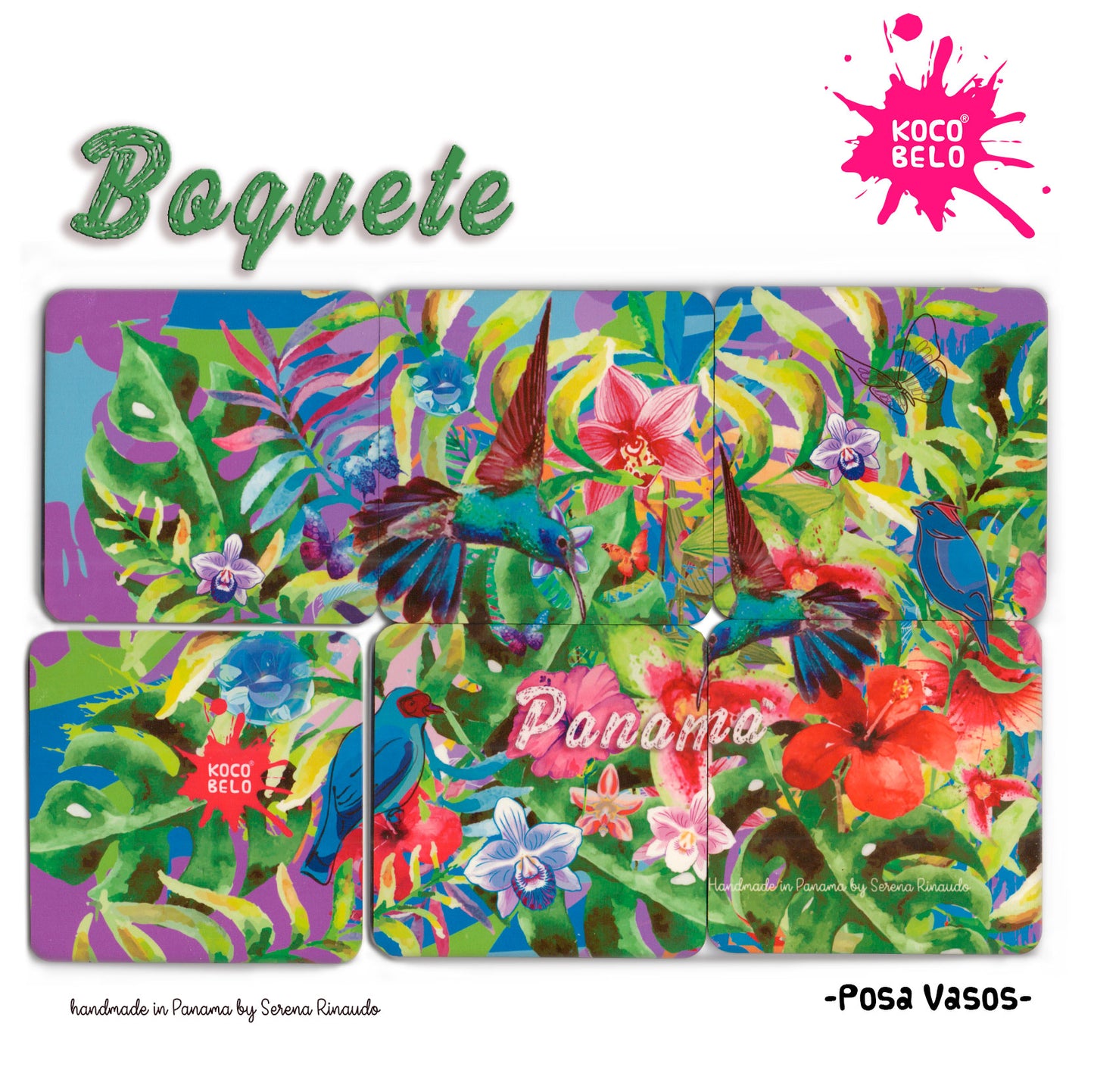 POSA VASOS BOQUETE juego de 6 Piezas