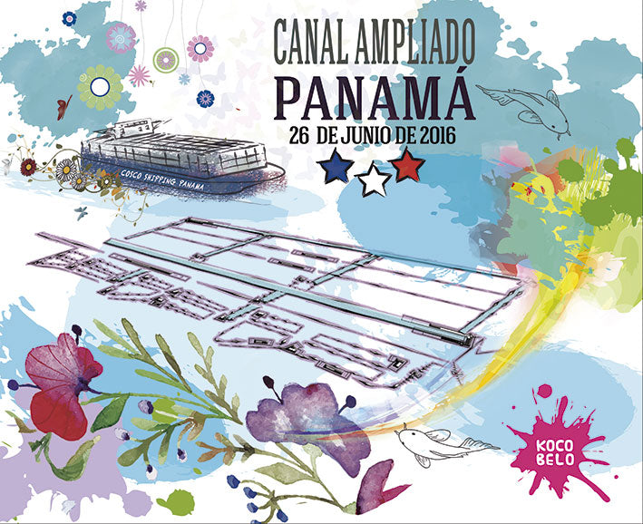 Peinture décorative - Projet d'élargissement du canal de Panama
