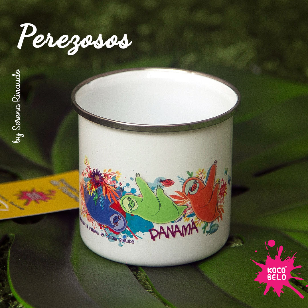 TASSE EN ÉTAIN PARESSEUX