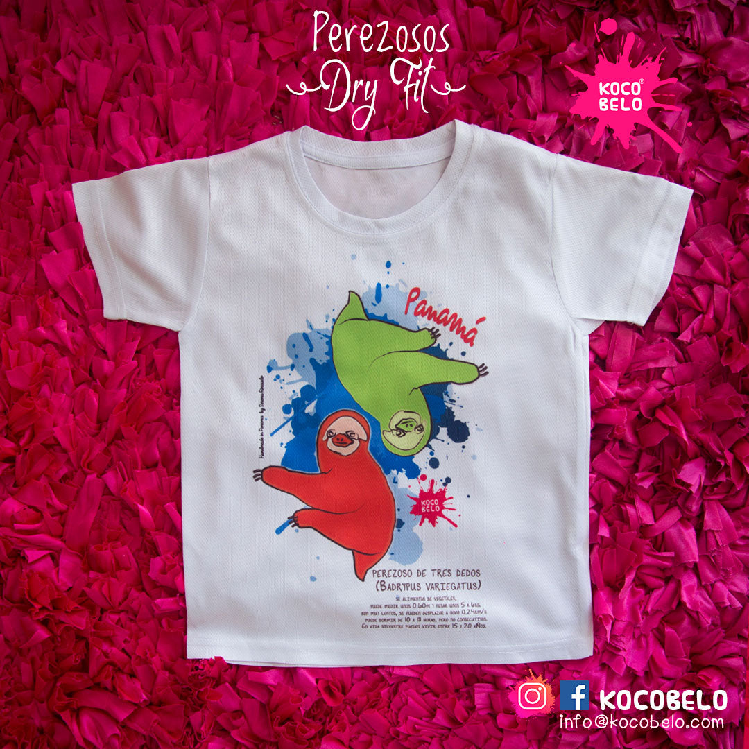 DRYFIT KIDS SLOTHES T-SHIRT