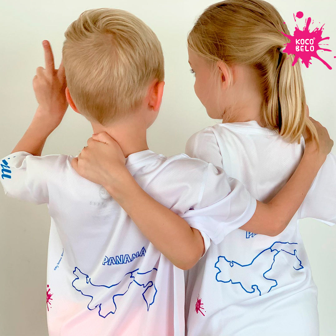 T-SHIRT MAPA DE PANAMÁ DRY FIT kids