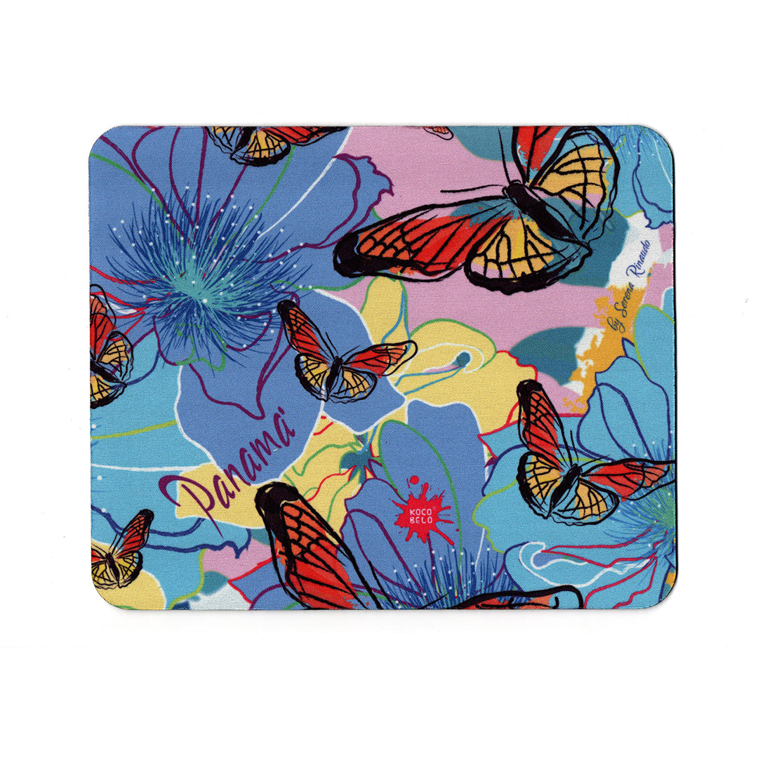 TAPIS DE SOURIS RECTANGULAIRE PAPILLON