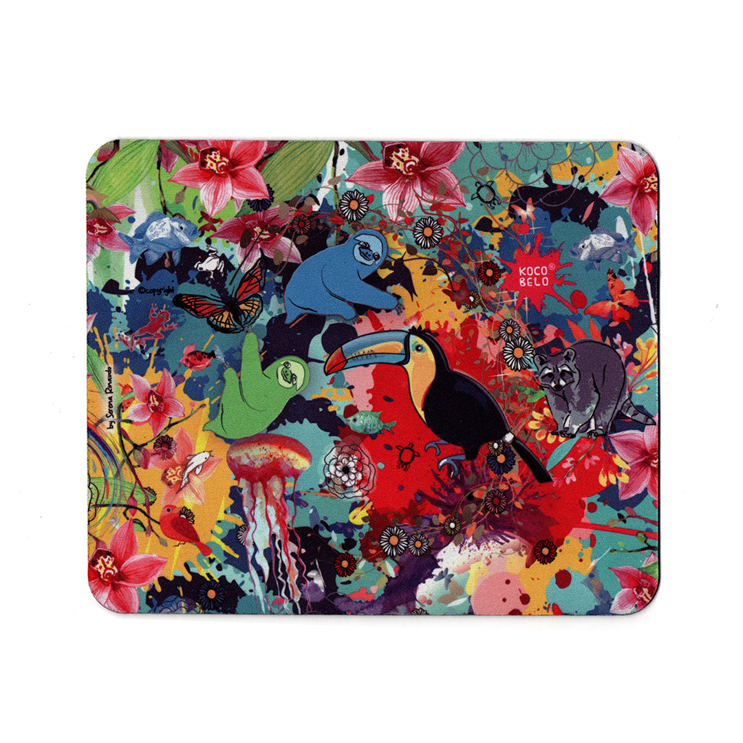 RECTANGULAR JUNGLE MOUSE PAD