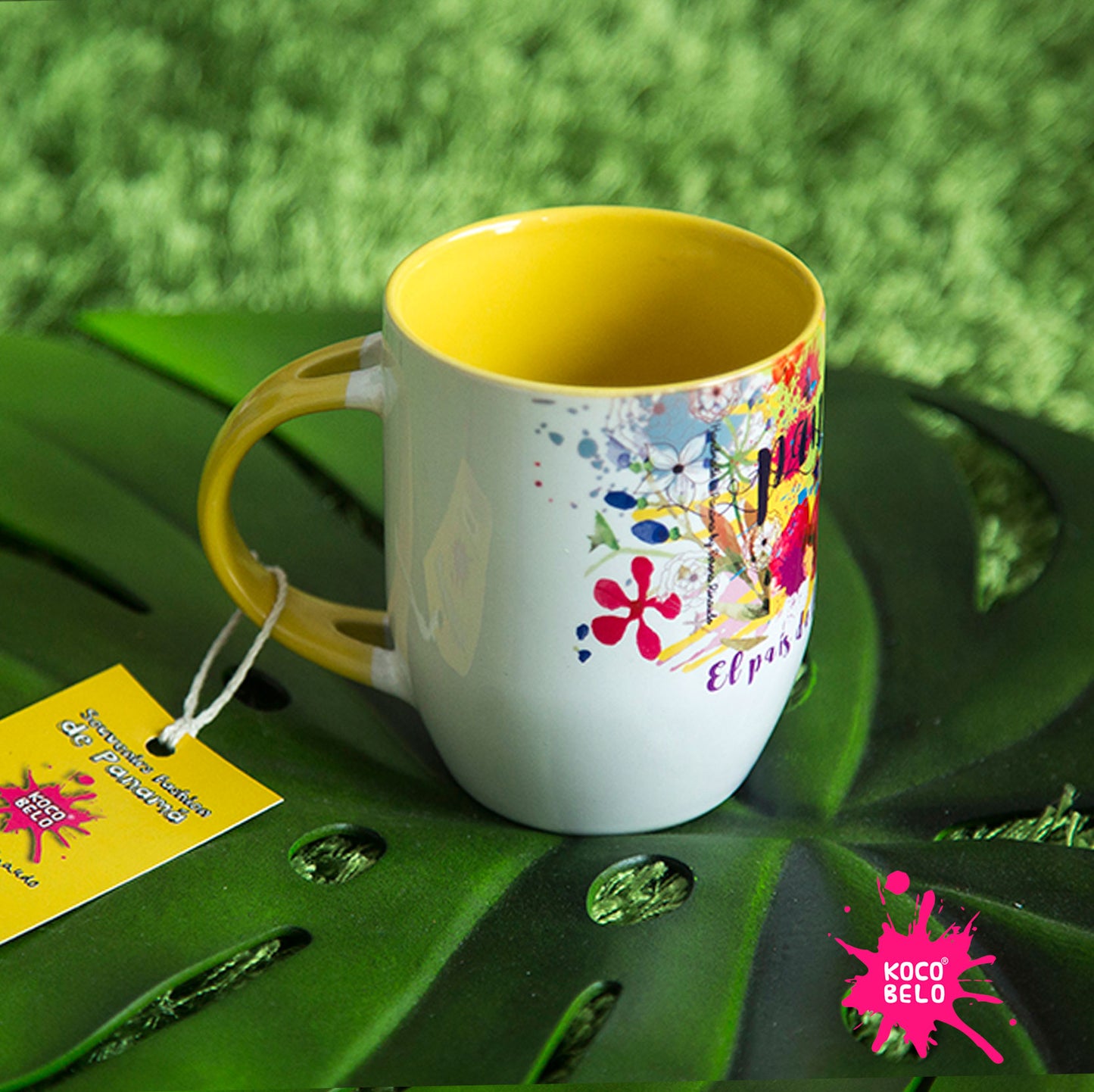 BUTTERFLY CUP WITH SPOON