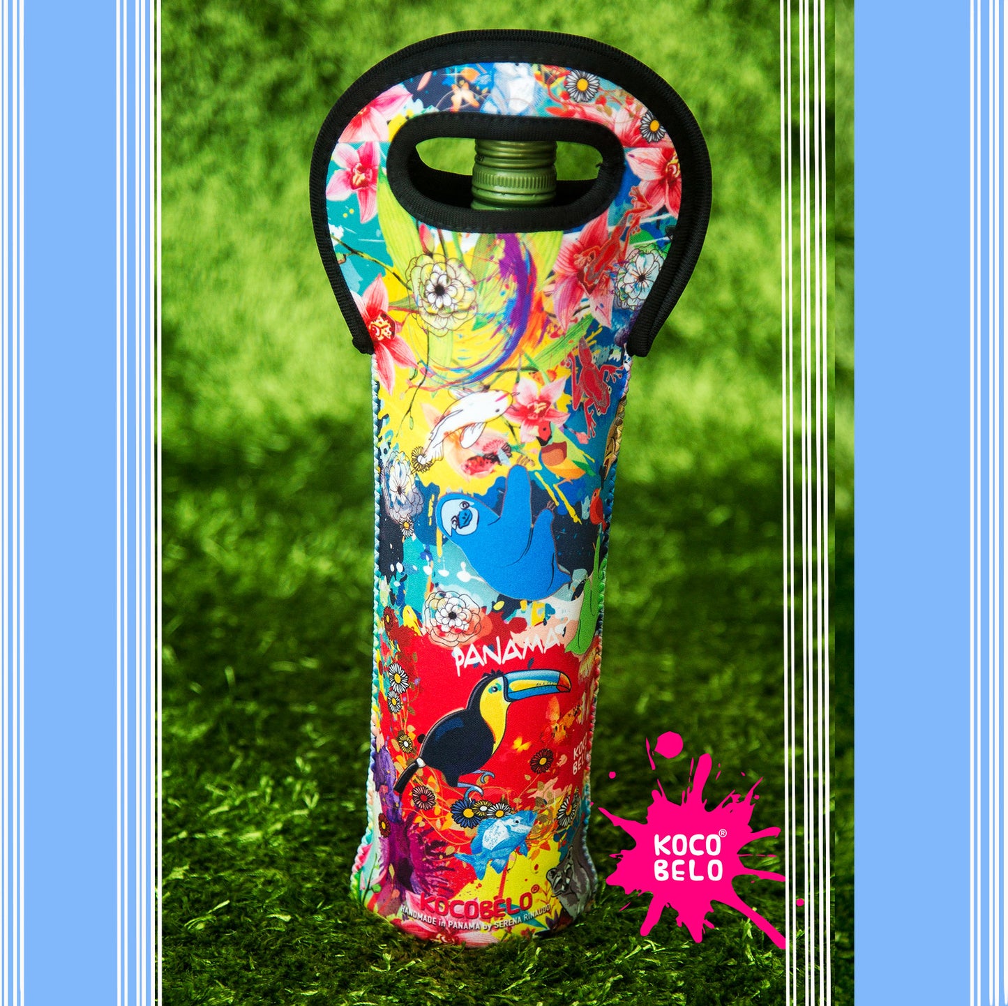 JUNGLE WINE BOTTLE HOLDER