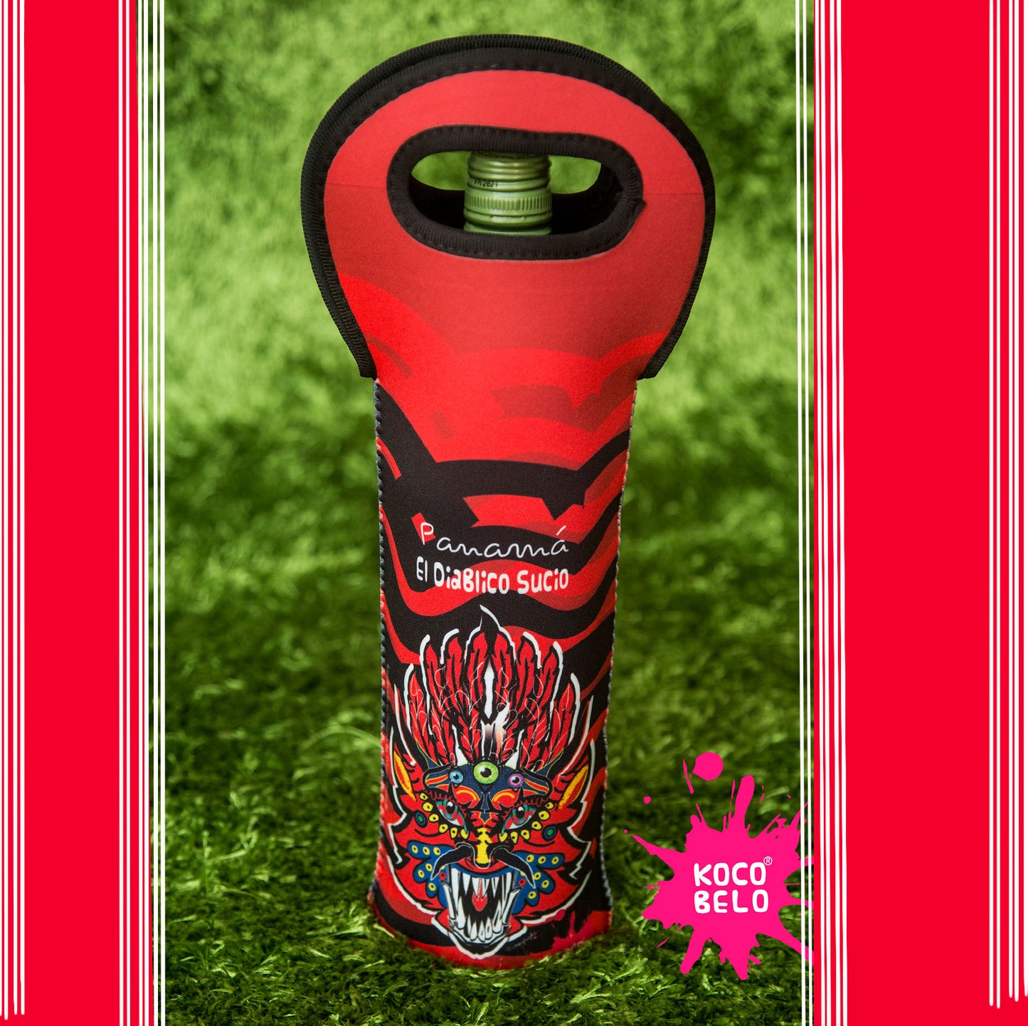 PORTA BOTELLA DE VINO DIABLICO SUCIO