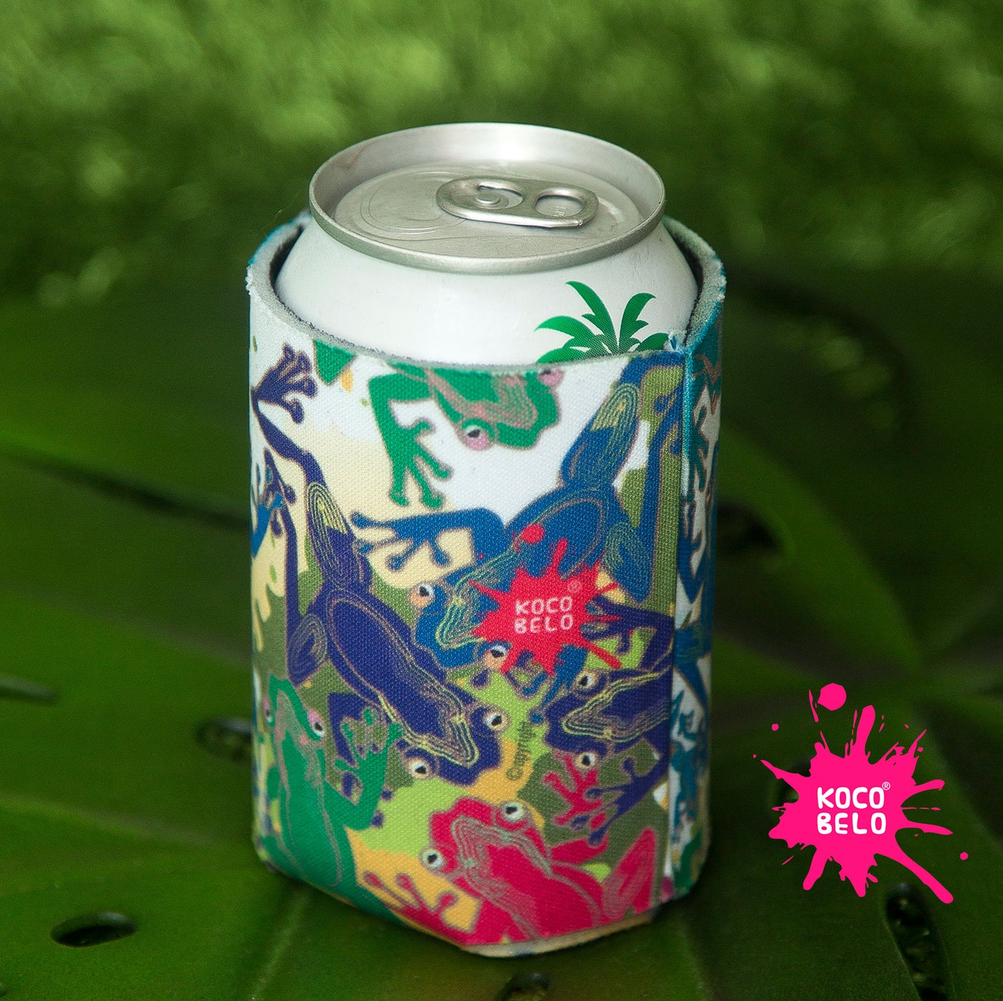 PORTA LATA RANAS VERDES