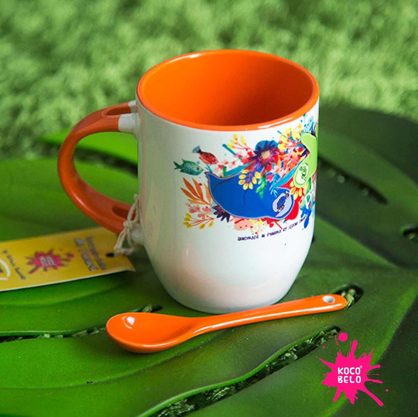 TAZA CON CUCHARILLA PEREZOSOS