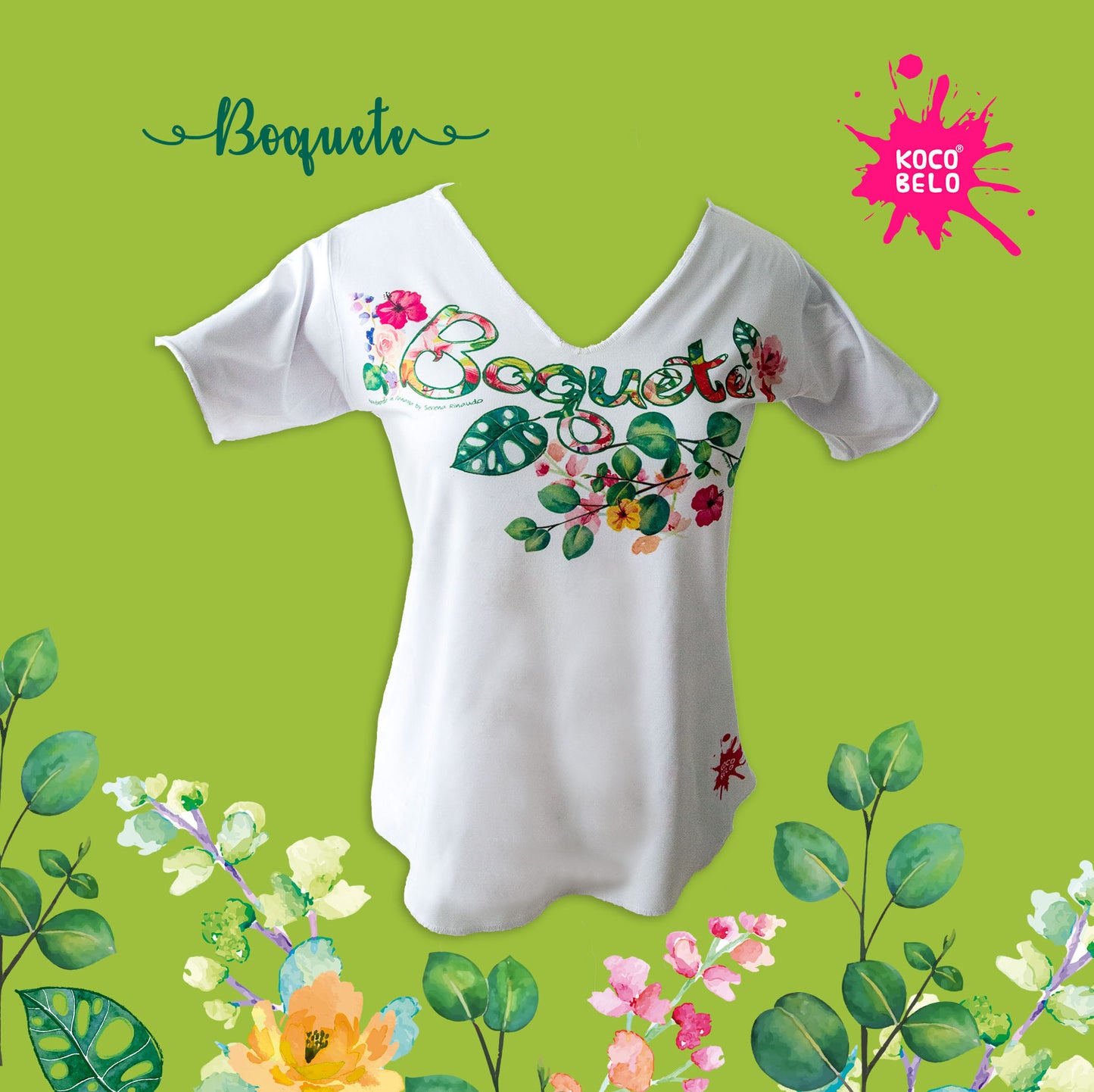 T-SHIRT BOQUETE 2.0 MUJER