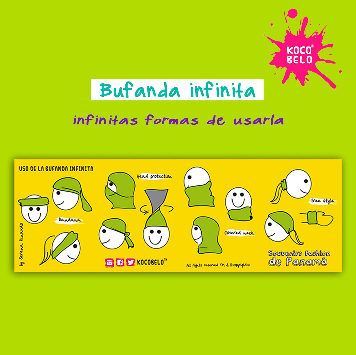 BUFANDA INFINITA TROPICAL