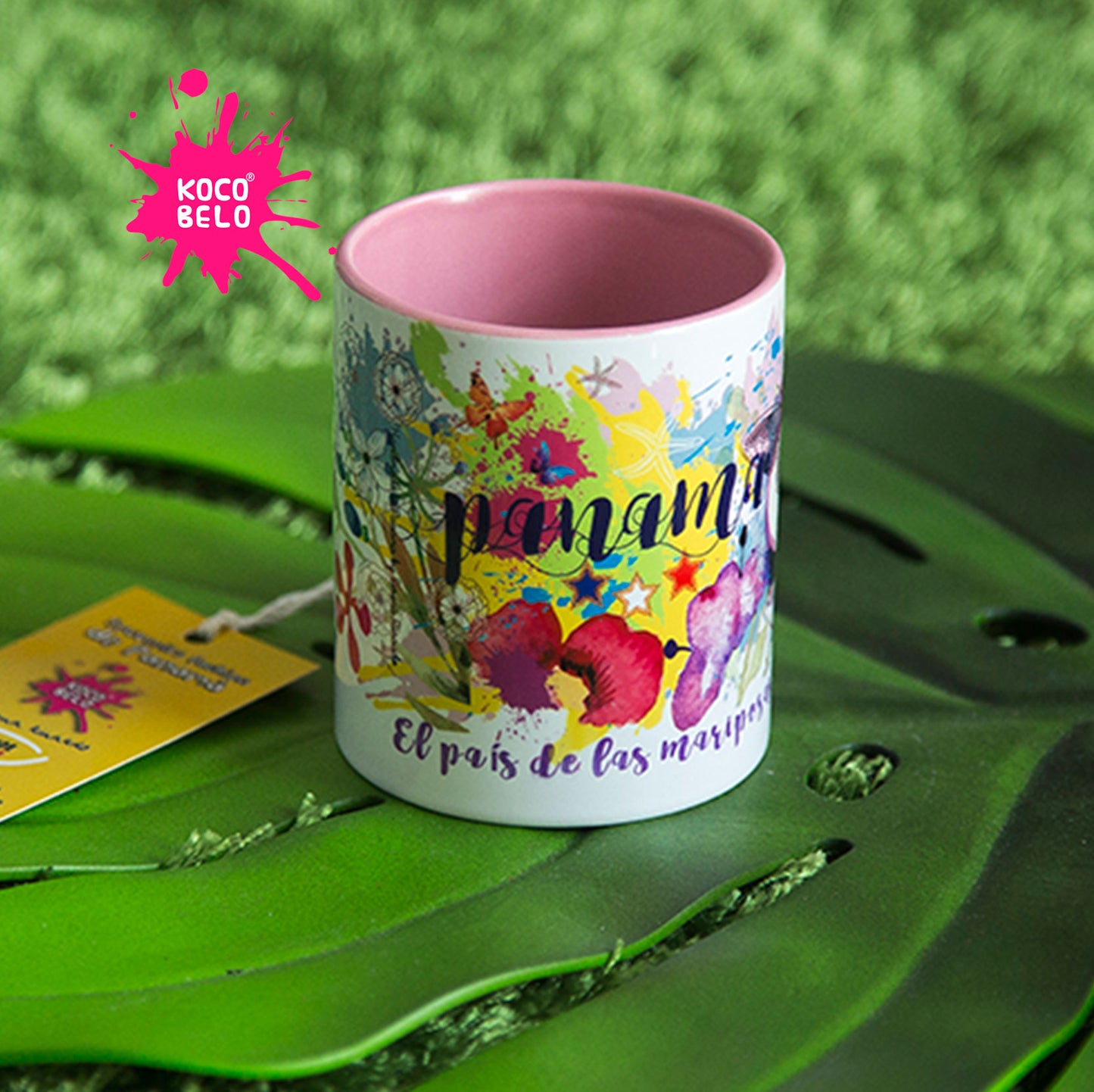 TAZA CLASICA 33cl MARIPOSAS