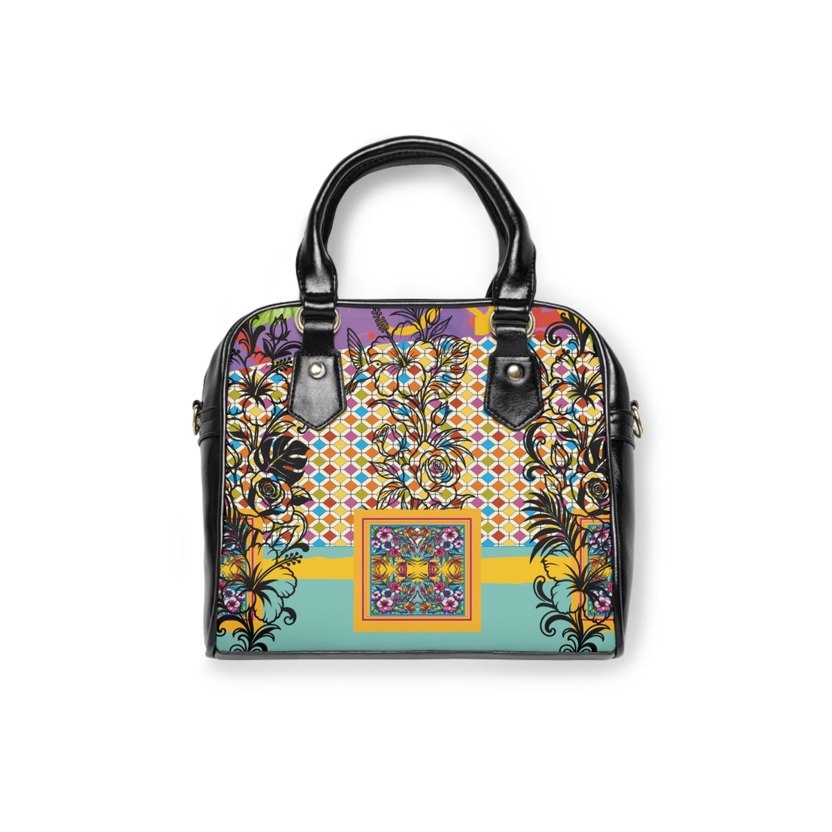 Bolso de Hombro Mosaico