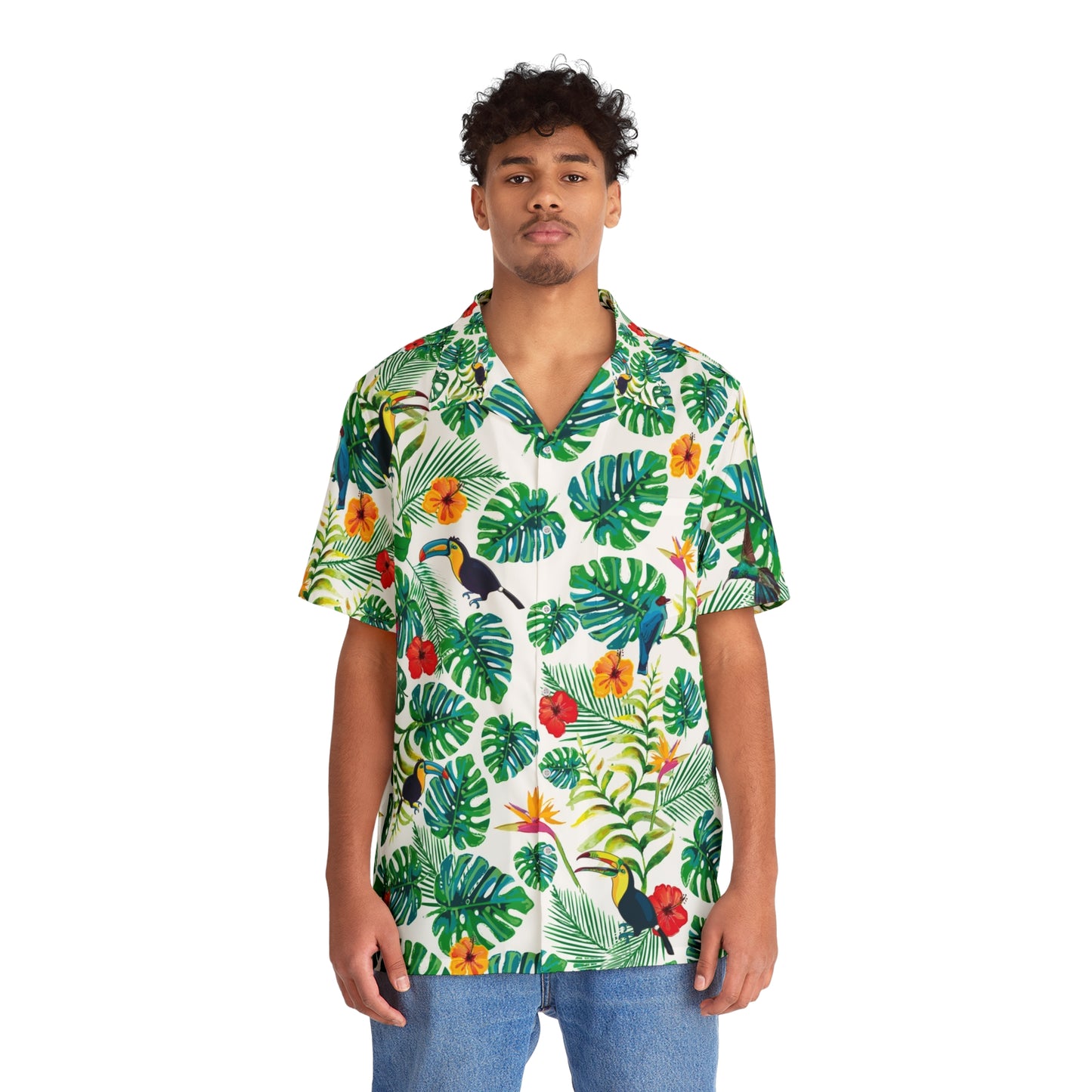 Camisa Hawaiana Tropical