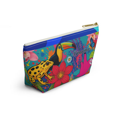 Vibrant SELVA Accessory Pouch — T‑Bottom Cosmetic Bag