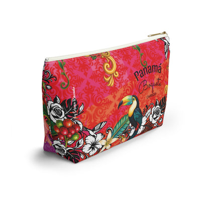 Vibrant Blue DORA Accessory Pouch — T‑Bottom Cosmetic Bag