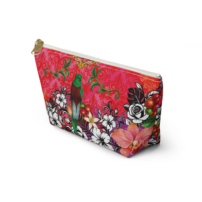 Vibrant Blue DORA Accessory Pouch — T‑Bottom Cosmetic Bag