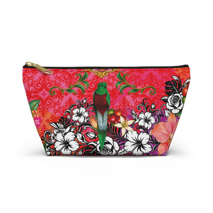 Vibrant Blue DORA Accessory Pouch — T‑Bottom Cosmetic Bag