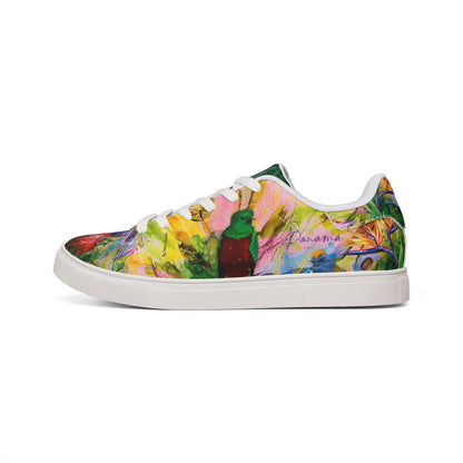 Leather Sneakers —  Men's Low-Top Shoes Quetzal