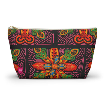 Vibrant Blue Moka Accessory Pouch — T‑Bottom Cosmetic Bag