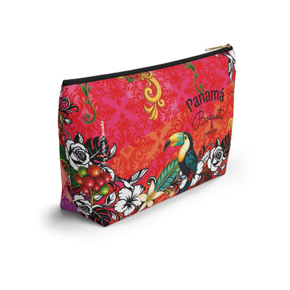 Vibrant Blue DORA Accessory Pouch — T‑Bottom Cosmetic Bag