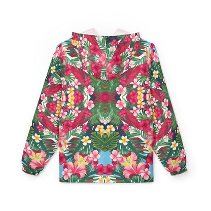 Floral Kaleidoscope Windbreaker Jacket