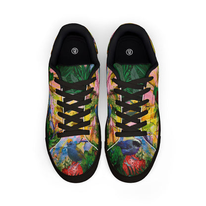 Leather Sneakers —  Men's Low-Top Shoes Quetzal