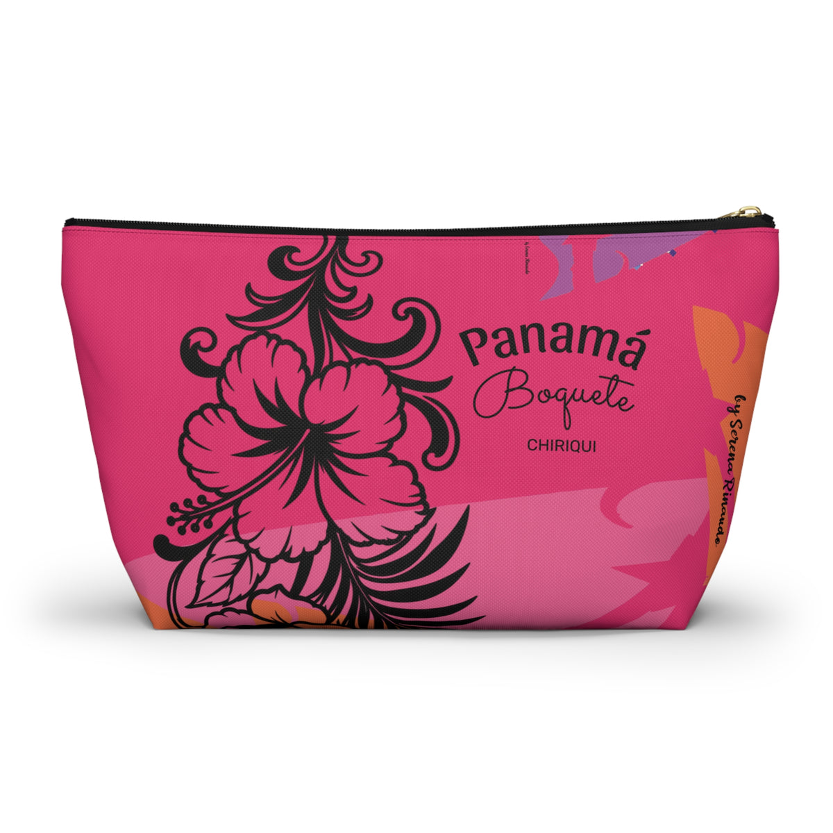 Vibrant Blue 0413 Accessory Pouch — T‑Bottom Cosmetic Bag