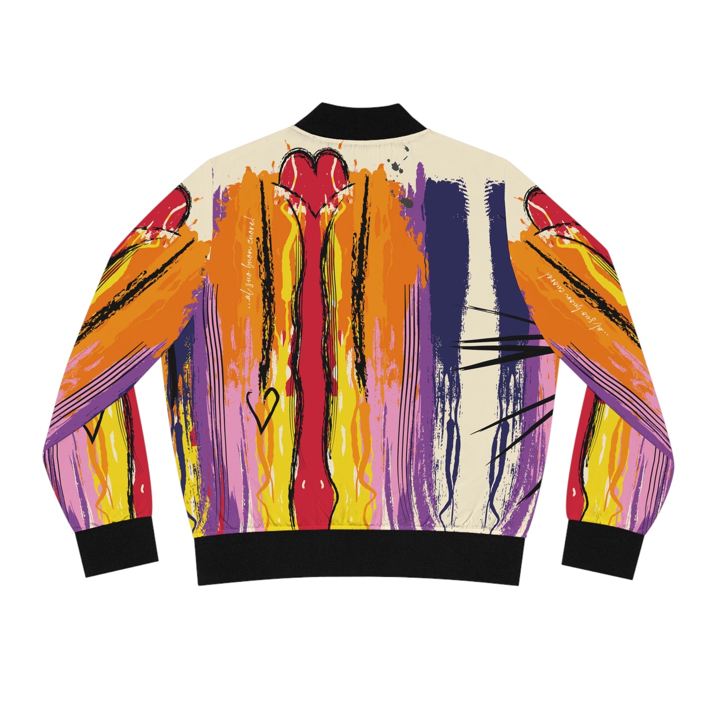 Floral Splash Bomber Jacket CORAZON