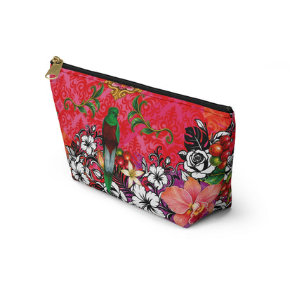 Vibrant Blue DORA Accessory Pouch — T‑Bottom Cosmetic Bag