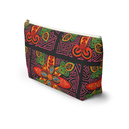 Vibrant Blue Moka Accessory Pouch — T‑Bottom Cosmetic Bag