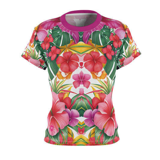 PRISCILA Women's Cut &amp; Sew Tee (AOP) 