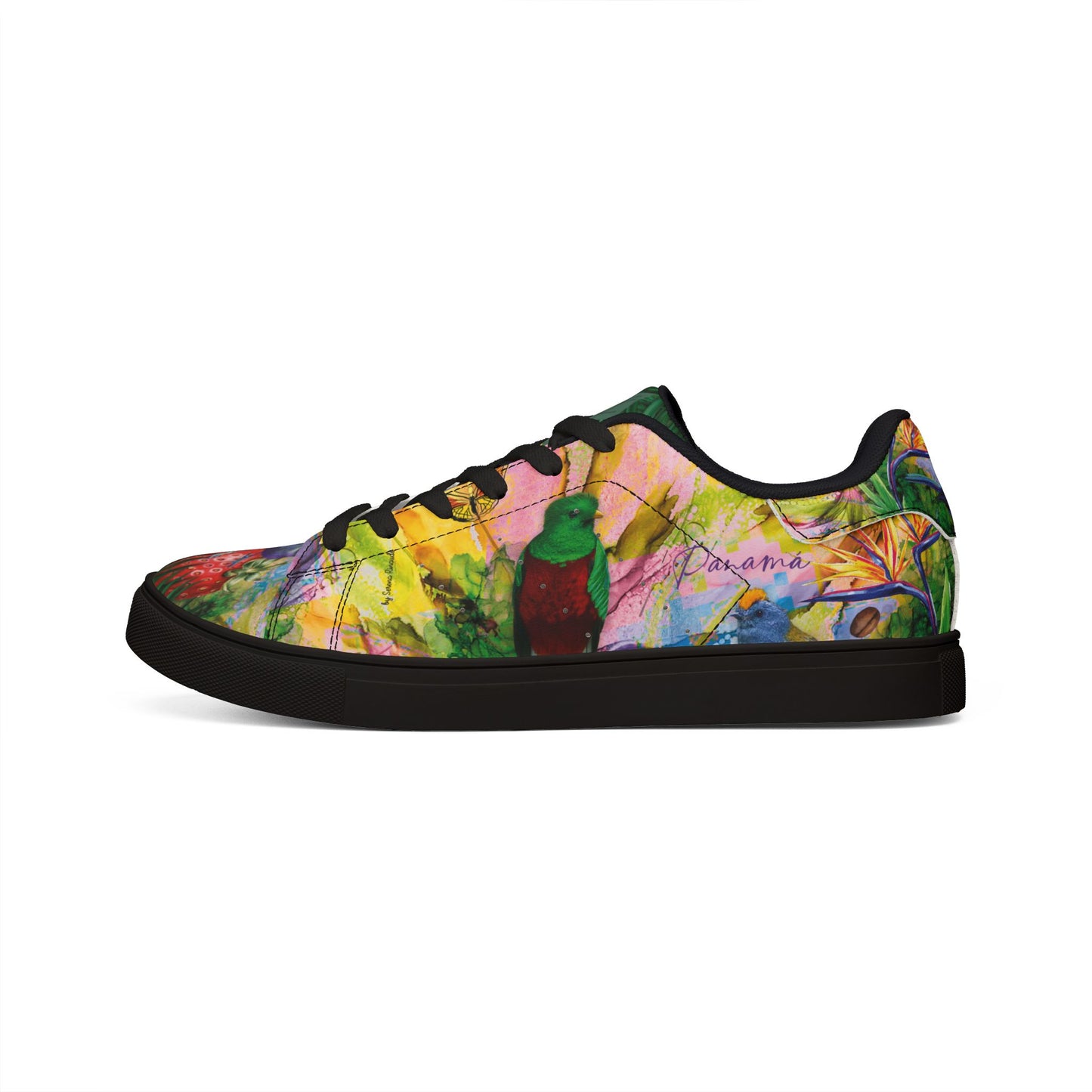 Leather Sneakers —  Men's Low-Top Shoes Quetzal