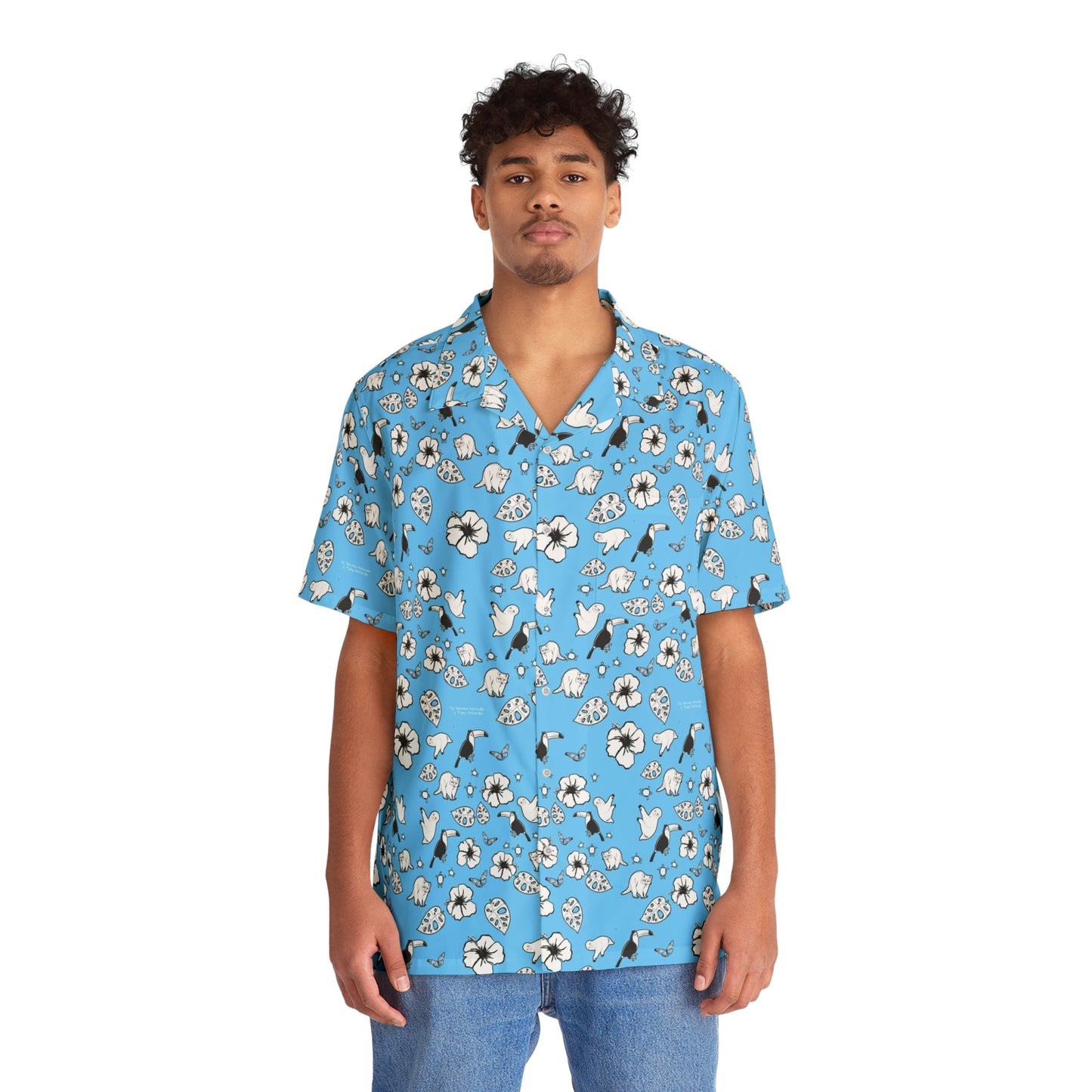 Camisa Hawaiana Tucan y Friends clara
