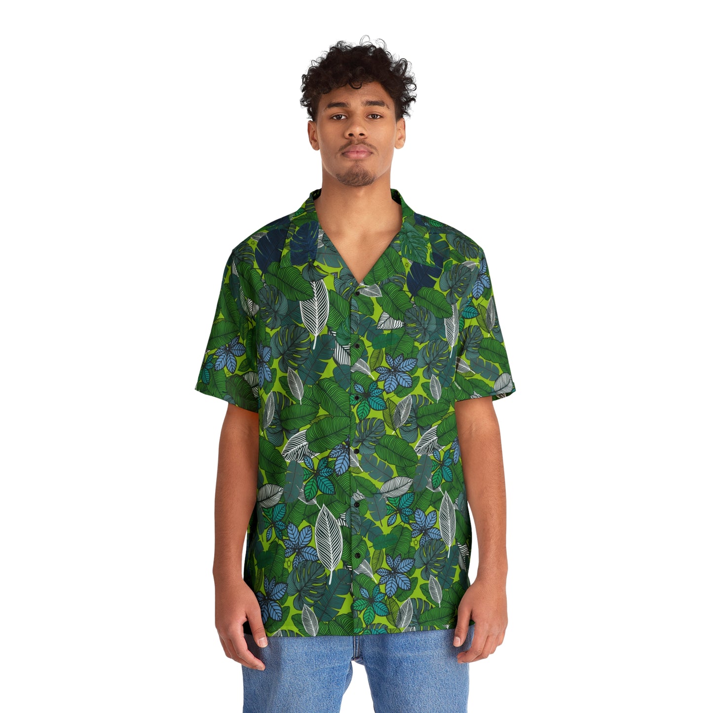 HAJES BELLAS of Tropical Men's Hawaiian Shirt - Colorful Floral Design for Summer Days