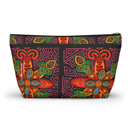 Vibrant Blue Moka Accessory Pouch — T‑Bottom Cosmetic Bag