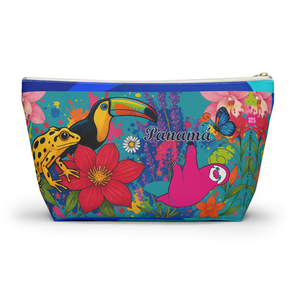 Vibrant SELVA Accessory Pouch — T‑Bottom Cosmetic Bag