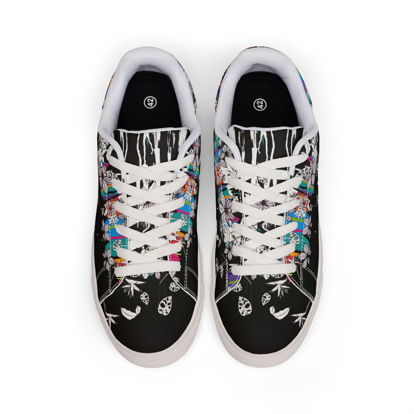 Hojas Oscuras Women's Low-Top Sneakers