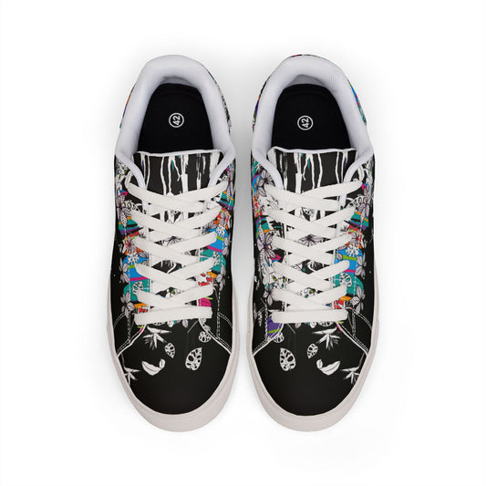 Hojas Oscuras Women's Low-Top Sneakers