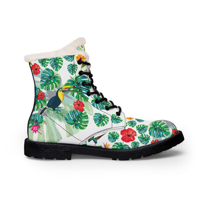 tropical Women's Fur and Leather Boots