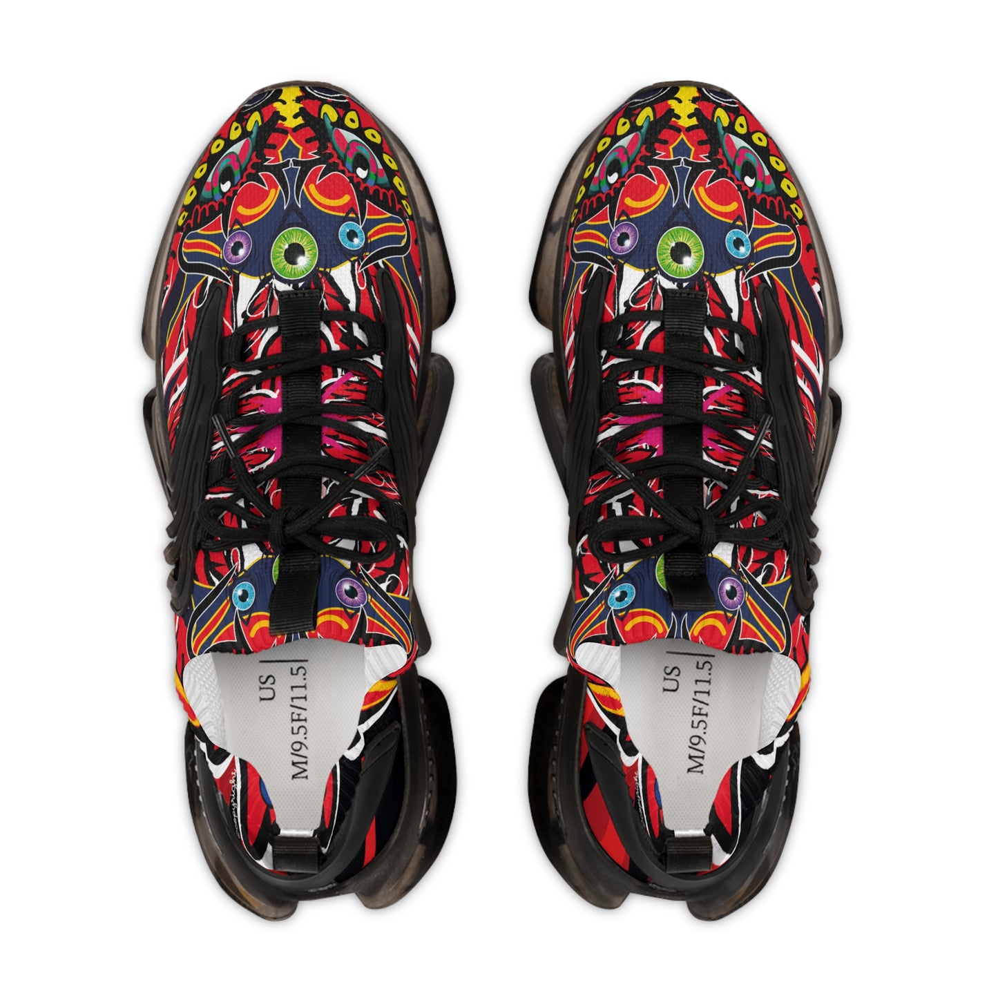 Sneakers for Men - Diablico Sucio Folkloric Design 