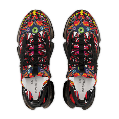 Sneakers for Men - Diablico Sucio Folkloric Design 