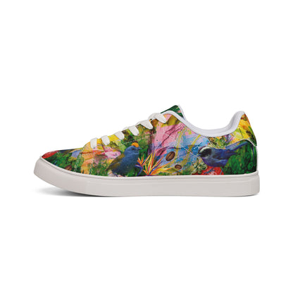 Leather Sneakers —  Men's Low-Top Shoes Quetzal