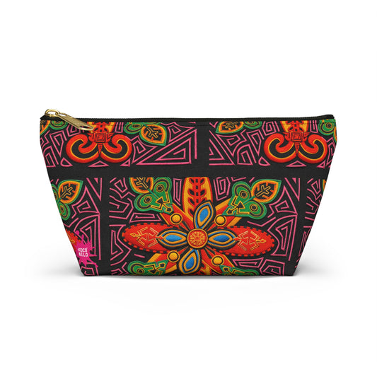 Vibrant Blue Moka Accessory Pouch — T‑Bottom Cosmetic Bag
